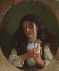 Studie eines jungen Mädchens, Pont Aven