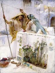 Die Nachbarn, Terrassen von Algier, 1887