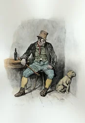 Bill Sykes und sein Hund, aus 