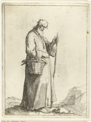 Bauer mit Korb (Serie)