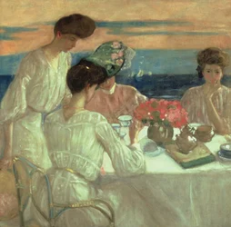 Nachmittagstee auf der Terrasse