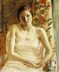 Sitzende Figur