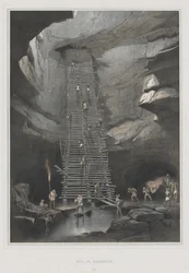 Ansichten antiker Monumente in Zentralamerika, Chiapas und Yucatan, Pl. 20: Brunnen von Bolonchen