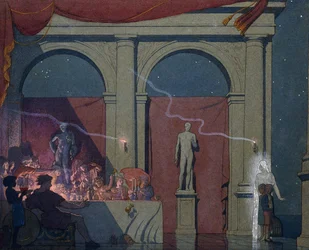 Tyltyl dreht den Diamanten im Palast des Luxus, 1911