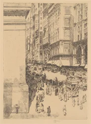 Fifth Avenue, Mittag, 1916