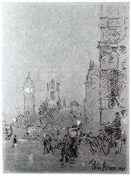 London, Abend