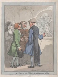 Ein Besuch der Gräber in der Westminster Abbey, 23. Oktober 1789