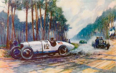 Amerikas erster Erfolg in einem Grand Prix, als Jimmy Murphys Duesenberg 1921 in Le Mans erfolgreich war