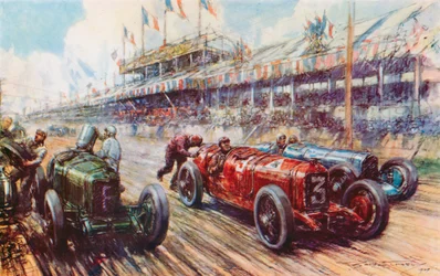 Im Grand Prix von 1924 führte Ascaris Alfa Romeo das Rennen fast bis zum Ziel, verlor jedoch, weil der Motor nach einem Boxenstopp nicht wieder ansprang