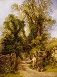 Ein Blick auf Wharfdale, Yorkshire