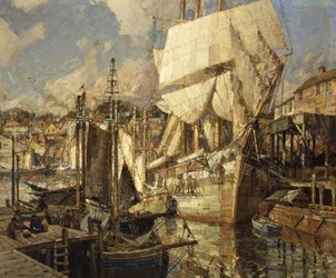 Cadiz Salzschiff, Gloucester Hafen