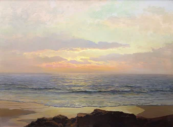 Ruhiger Sonnenuntergang