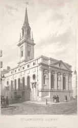 St. Lawrence Jewry, graviert von T. Turnbull