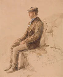 Mann mit einem Gaff, 13. Juni 1851