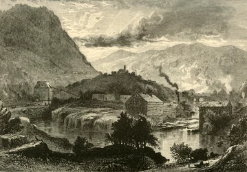 Kleine Wasserfälle, 1874