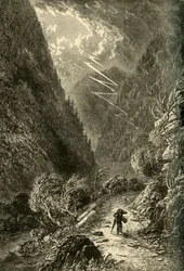Sinking Run, oberhalb Tyrone, 1874