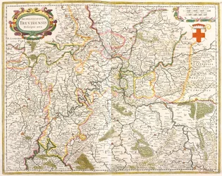 Karte des Erzbistums Trier (Deutschland)