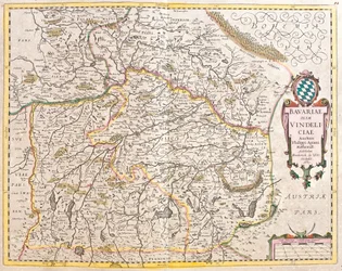 Karte von Bayern (Deutschland)