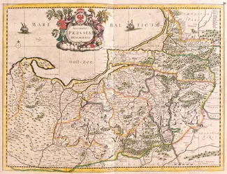 Karte des Königreichs Preußen (Deutschland)
