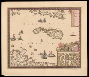Insula Malta accuratissime Delineata Urbibus et Fortalitiis expressa