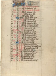 Seite aus einem Stundenbuch
