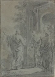 Figuren (Christus ruft einen der Apostel?)