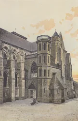 Aigueperse, Kirche, Südfassade