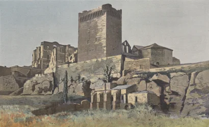 Arles, Abtei Montmajour, Gesamtansicht