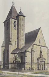 Assier, Kirche, Gesamtansicht NW