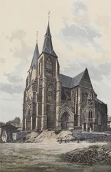 Avioth, Kirche, Südwestansicht