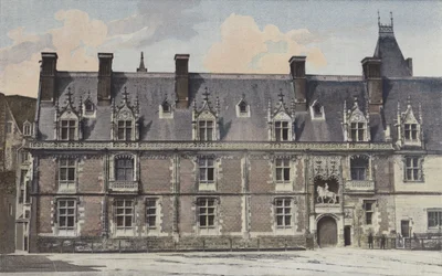 Blois, Schloss, Außenfassade des Flügels Louis XII