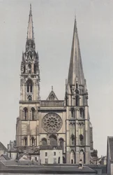 Chartres, Kathedrale Notre-Dame, Fassade W