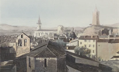 Draguignan, Gesamtansicht, Uhrturm