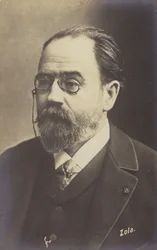 Émile Zola (1840-1902), französischer Schriftsteller, Journalist und Dramatiker