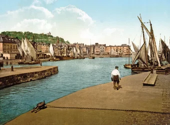 Hafen von Honfleur, Frankreich
