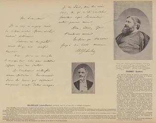 Die Kommune von Paris, Louis-Charles Delescluze, Gustave Courbet