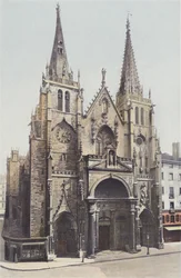 Lyon, Kirche St-Nizier, Westfassade