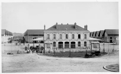 Märkte und Schlachthöfe der Villette - Fotografie, spätes 19. Jahrhundert
