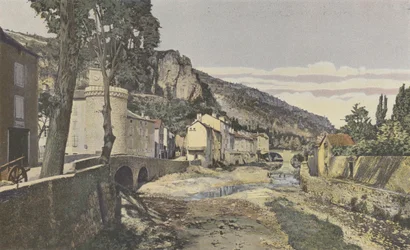 Meyrueis, Die Jonte im unteren Teil der Stadt