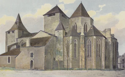 Oloron-Sainte-Marie, Kirche Sainte-Marie, Südostansicht