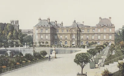 Paris, Palais du Luxembourg, Fassade zu den Gärten