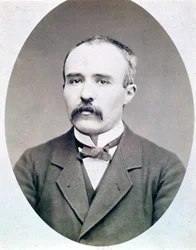 Fotografie von Georges Clemenceau jung (1841 - 1929) um 1870 - 1880