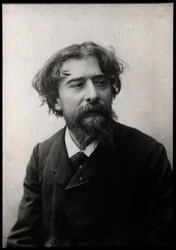 Porträt von Alphonse Daudet (1840-1897), französischer Romanautor