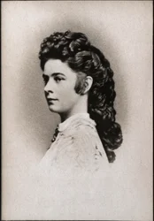 Porträt von Elisabeth von Österreich, genannt Sissi (1837-1898), Kaiserin von Österreich und Königin von Ungarn.