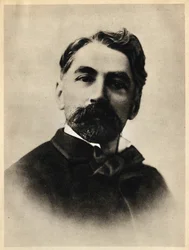 Porträt von Étienne Mallarmé, genannt Stéphane Mallarmé, 1869