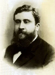Porträt von Jean Jaures (1859-1914), französischer Politiker.