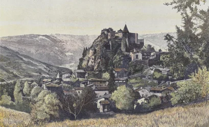 Saint-Paul-en-Cornillon, Blick auf das Dorf Cornillon