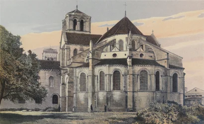 Vezelay, Kirche der Madeleine, Apsis, Südostseite