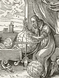 Ein deutscher Astronom und Kosmograph, aus Wissenschaft und Literatur im Mittelalter von Paul Lacroix, veröffentlicht in London 1878