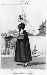 Eine Magd aus Caen, ca. 1820-30